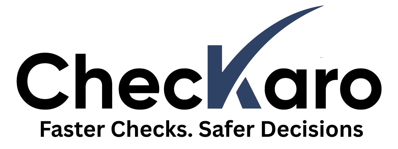 Checkaro Faster Checks, Safer Decisions